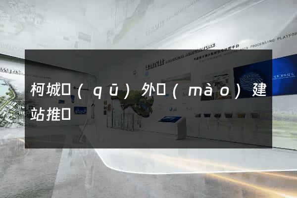 柯城區(qū)外貿(mào)建站推廣
