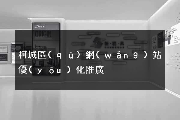 柯城區(qū)網(wǎng)站優(yōu)化推廣