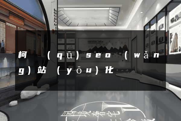 柯橋區(qū)seo網(wǎng)站優(yōu)化