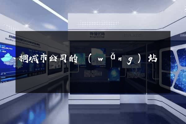 桐城市公司的網(wǎng)站