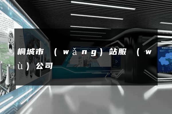 桐城市網(wǎng)站服務(wù)公司