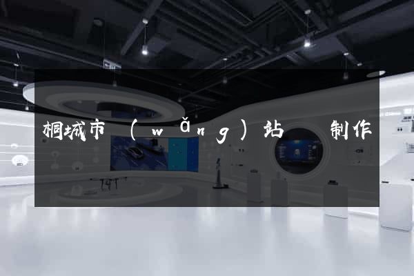 桐城市網(wǎng)站設計制作