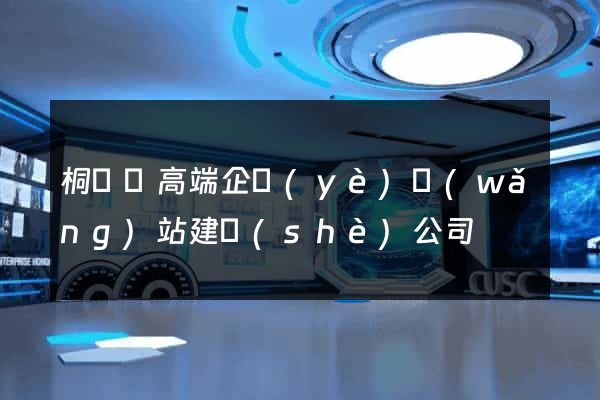 桐廬縣高端企業(yè)網(wǎng)站建設(shè)公司