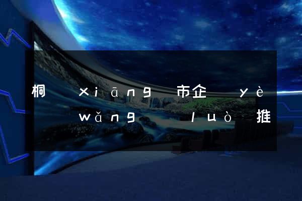 桐鄉(xiāng)市企業(yè)網(wǎng)絡(luò)推廣