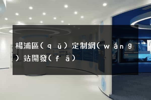 楊浦區(qū)定制網(wǎng)站開發(fā)