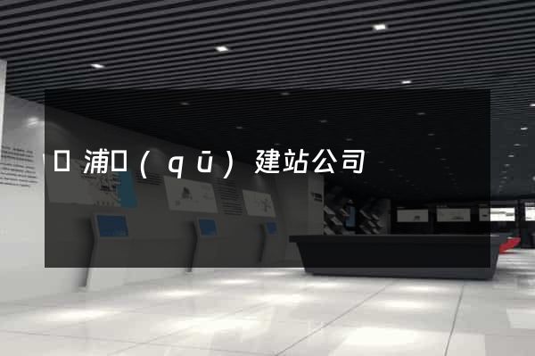楊浦區(qū)建站公司