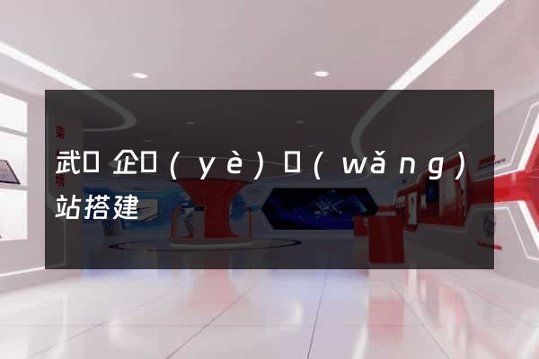 武漢企業(yè)網(wǎng)站搭建