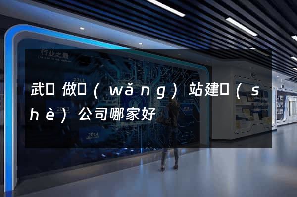 武漢做網(wǎng)站建設(shè)公司哪家好