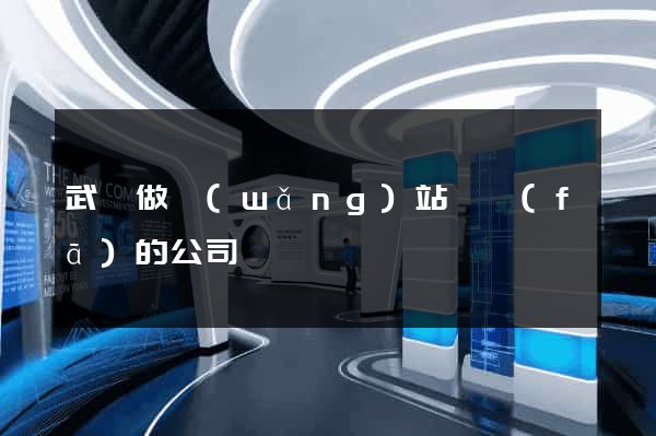 武漢做網(wǎng)站開發(fā)的公司