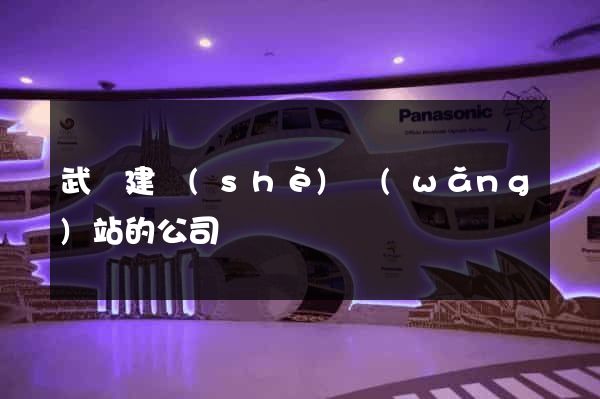 武漢建設(shè)網(wǎng)站的公司