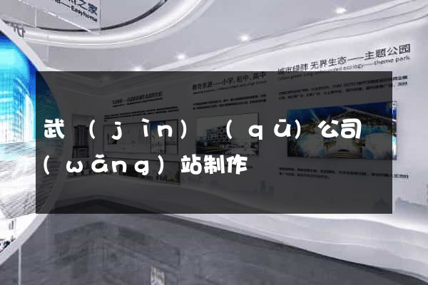 武進(jìn)區(qū)公司網(wǎng)站制作