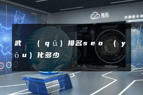 武進區(qū)排名seo優(yōu)化多少錢