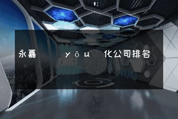 永嘉縣優(yōu)化公司排名