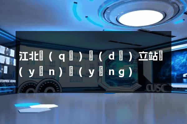 江北區(qū)獨(dú)立站運(yùn)營(yíng)