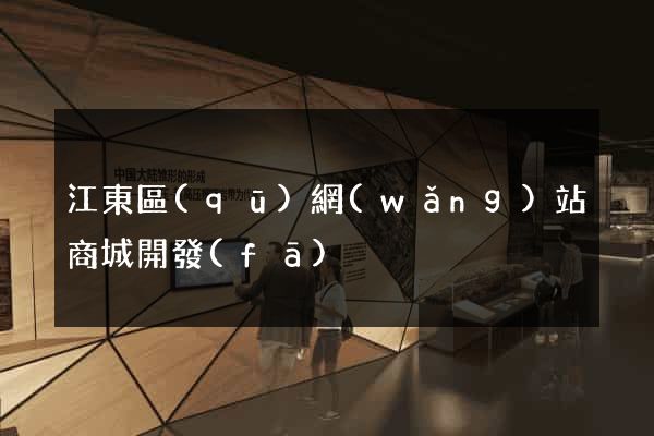 江東區(qū)網(wǎng)站商城開發(fā)