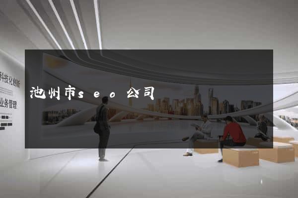 池州市seo公司