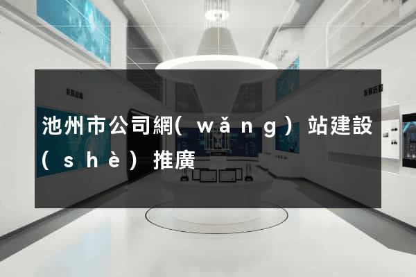 池州市公司網(wǎng)站建設(shè)推廣