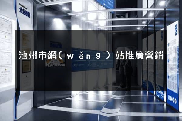 池州市網(wǎng)站推廣營銷
