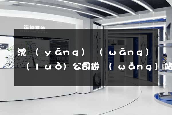 沈陽(yáng)網(wǎng)絡(luò)公司做網(wǎng)站