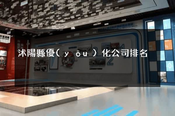 沭陽縣優(yōu)化公司排名