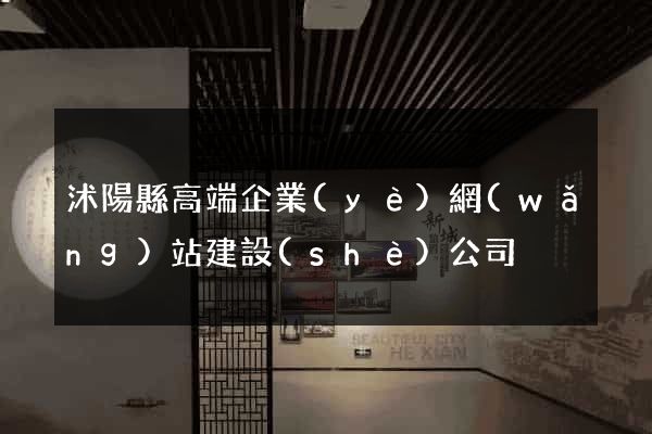 沭陽縣高端企業(yè)網(wǎng)站建設(shè)公司