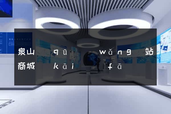 泉山區(qū)網(wǎng)站商城開(kāi)發(fā)