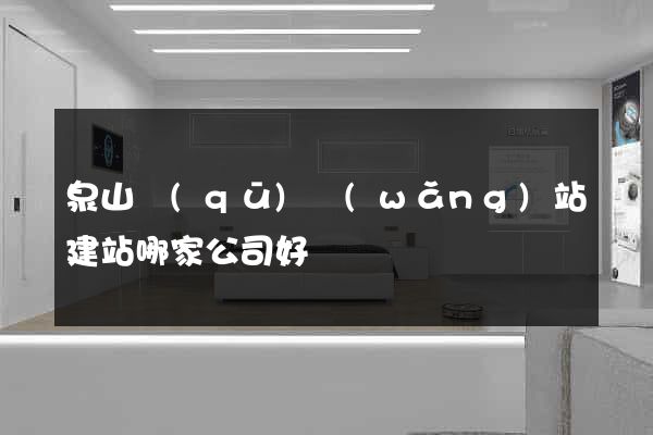 泉山區(qū)網(wǎng)站建站哪家公司好
