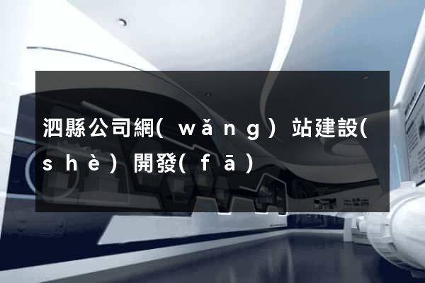 泗縣公司網(wǎng)站建設(shè)開發(fā)