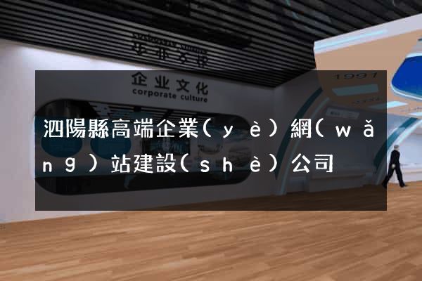 泗陽縣高端企業(yè)網(wǎng)站建設(shè)公司