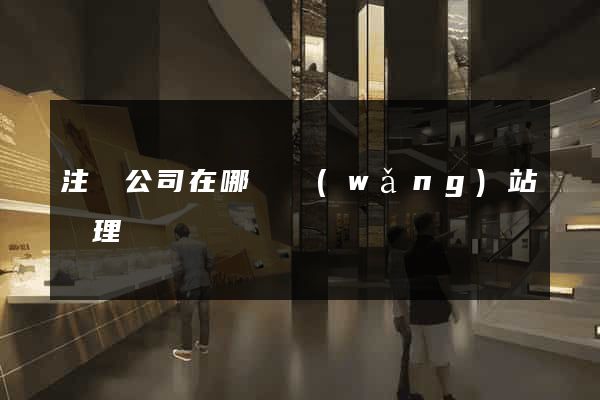 注冊公司在哪個網(wǎng)站辦理