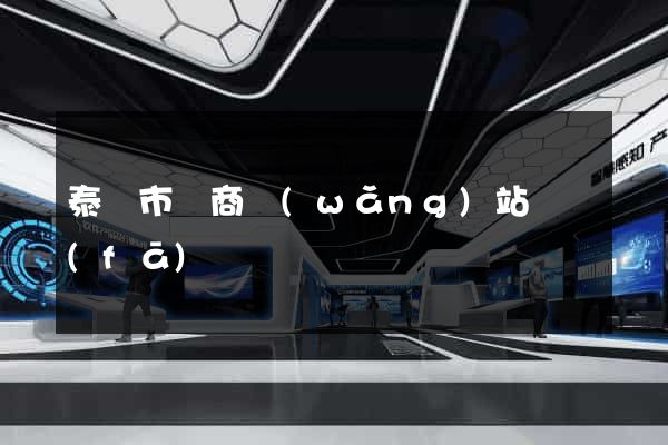 泰興市電商網(wǎng)站開發(fā)