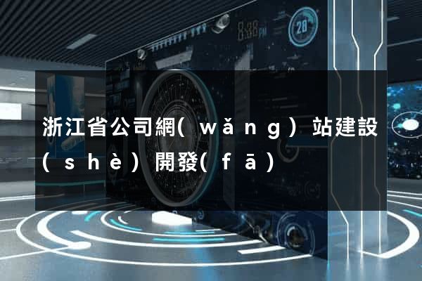 浙江省公司網(wǎng)站建設(shè)開發(fā)