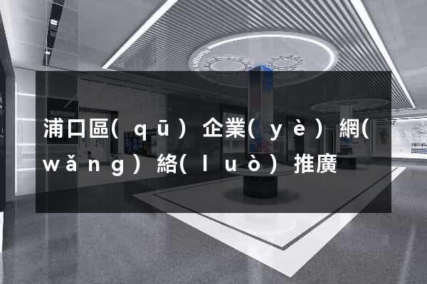 浦口區(qū)企業(yè)網(wǎng)絡(luò)推廣