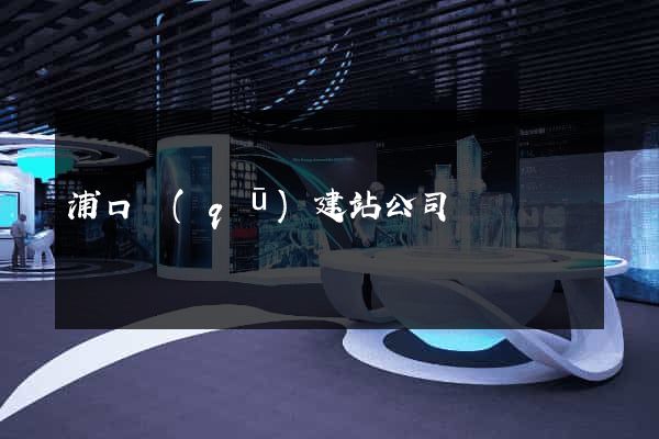 浦口區(qū)建站公司