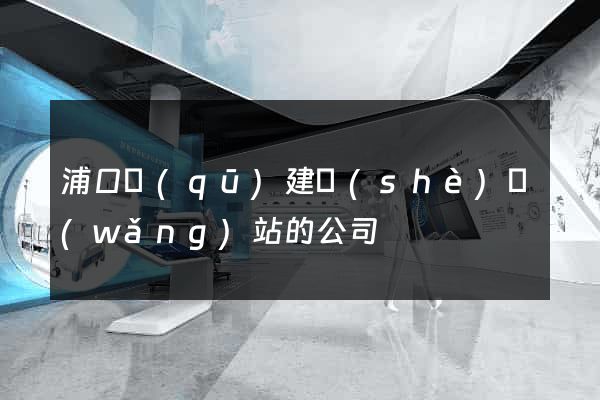 浦口區(qū)建設(shè)網(wǎng)站的公司