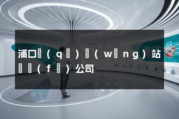 浦口區(qū)網(wǎng)站開發(fā)公司