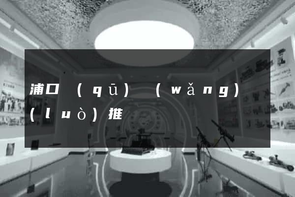 浦口區(qū)網(wǎng)絡(luò)推廣