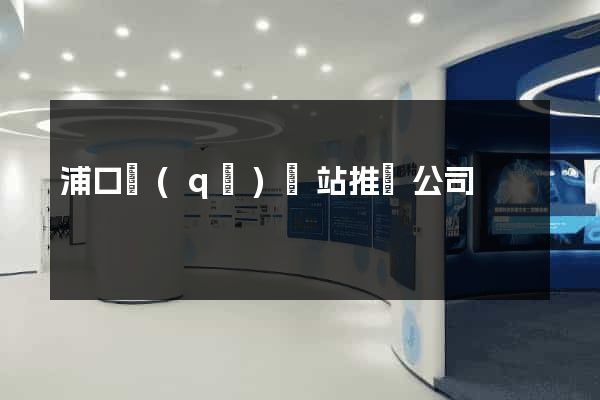 浦口區(qū)網站推廣公司