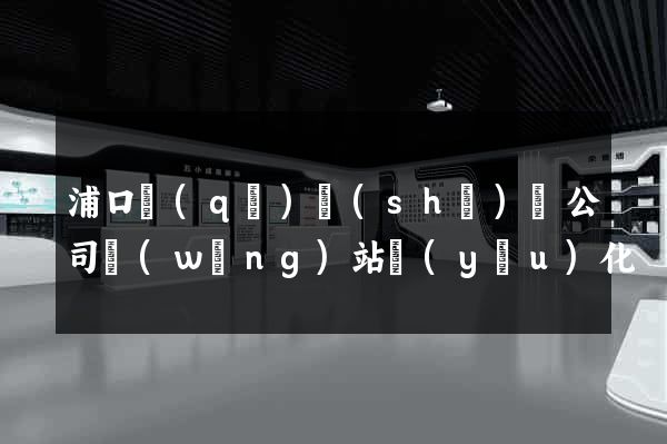 浦口區(qū)設(shè)計公司網(wǎng)站優(yōu)化