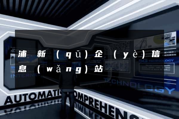 浦東新區(qū)企業(yè)信息網(wǎng)站