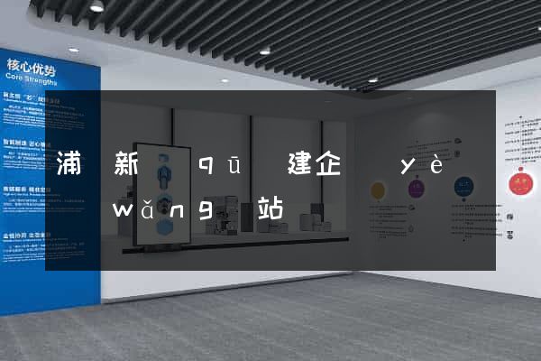 浦東新區(qū)建企業(yè)網(wǎng)站