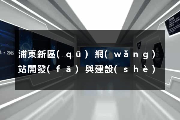 浦東新區(qū)網(wǎng)站開發(fā)與建設(shè)