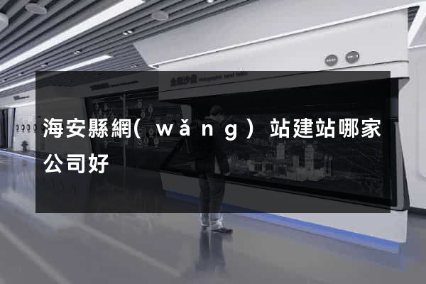海安縣網(wǎng)站建站哪家公司好