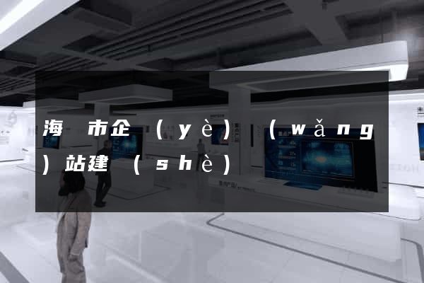 海寧市企業(yè)網(wǎng)站建設(shè)