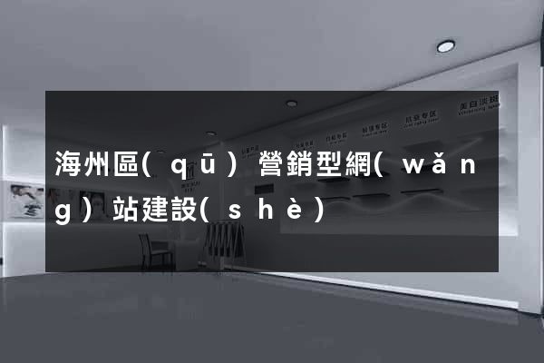 海州區(qū)營銷型網(wǎng)站建設(shè)