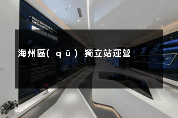 海州區(qū)獨立站運營