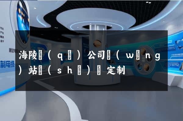 海陵區(qū)公司網(wǎng)站設(shè)計定制