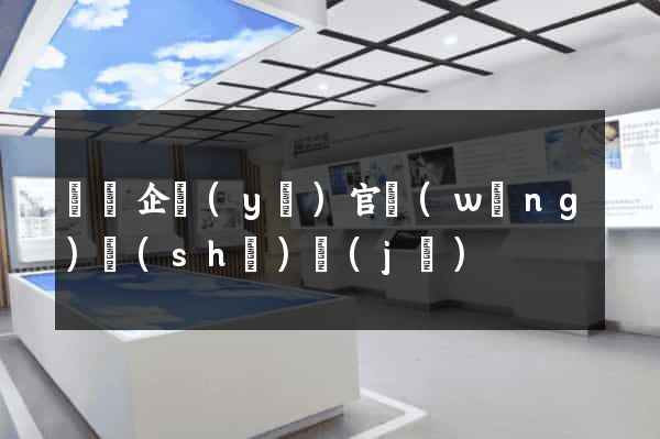 涇縣企業(yè)官網(wǎng)設(shè)計(jì)