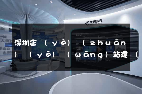 深圳企業(yè)專(zhuān)業(yè)網(wǎng)站建設(shè)