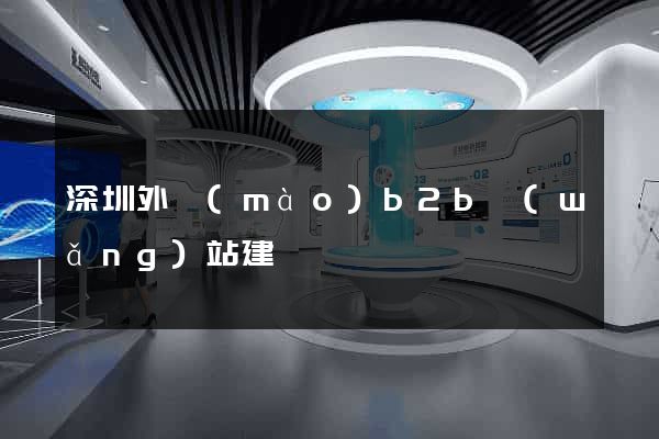 深圳外貿(mào)b2b網(wǎng)站建設